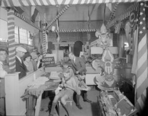 Boy Scouts exhibit their efforts at a 1931 event at the Wisconsin State Fair Grounds.