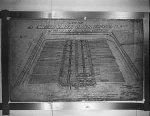 These plans sketch out the facility where activated sludge was turned into Milorganite.