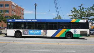 Milwaukee County Transit System busses are the heart of the 21st century Mass Transit system in Milwaukee.