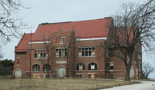 The Eschweiler Buildings on the Milwaukee County Grounds, such as this abandoned Milwaukee County School of Agriculture and Domestic Economy building, have been the focus of historic preservation efforts.