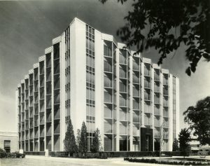 1965 photograph of the A.O. Smith Research and Development facility. Built in 1930, it was one of the nation's first dedicated research and development departments.