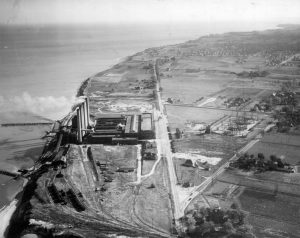 A photograph of the TMER&L Power Plant taken from the north.